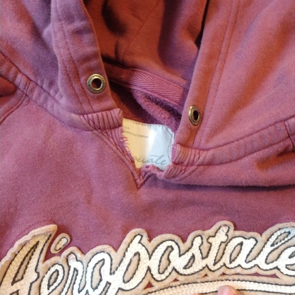 Aeropostale XL burgundy hoodie - Picture 2 of 3